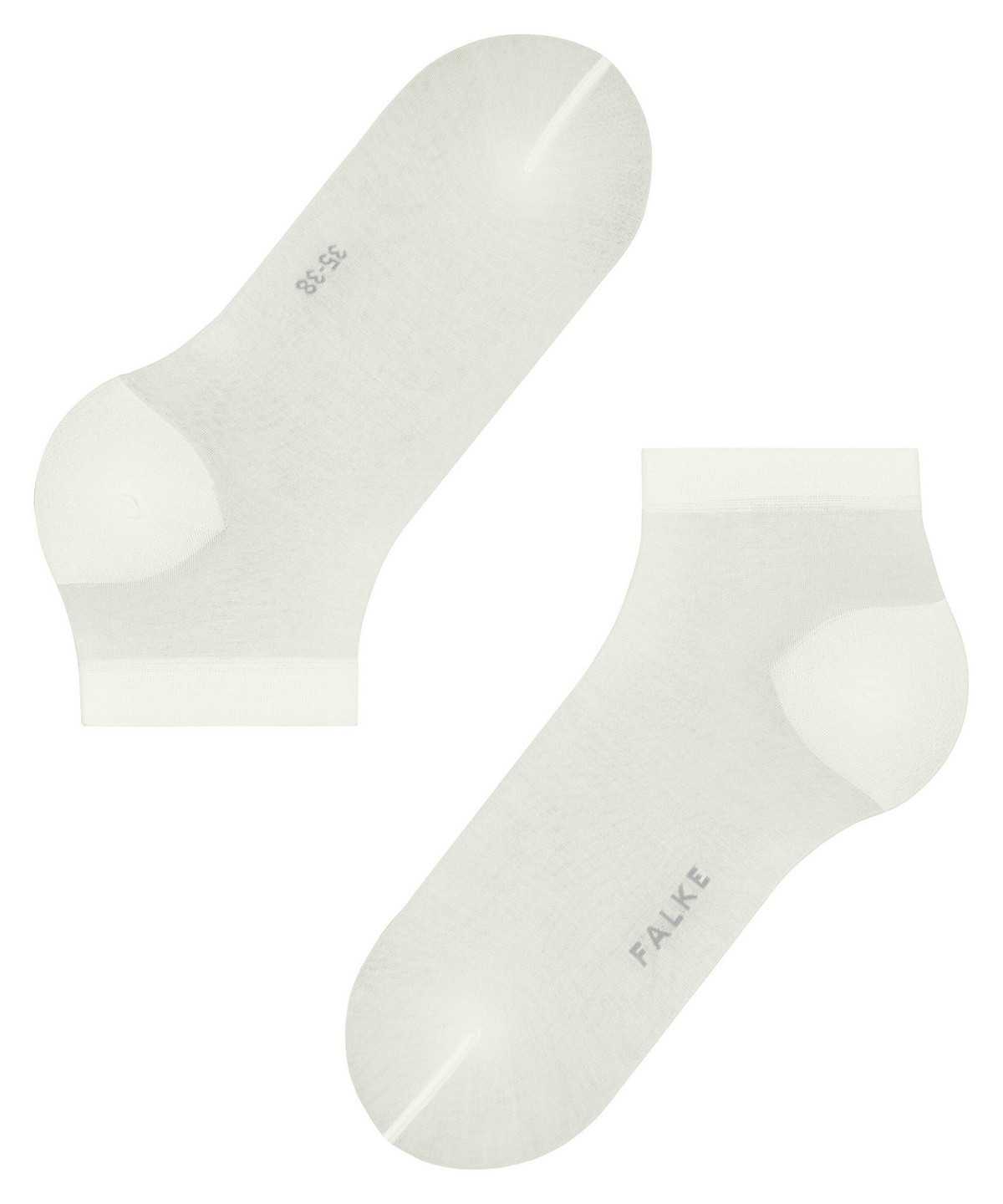 Skarpetki Falke Fine Softness 50 DEN Sneaker socks Damskie Białe | DGZCTJ-976