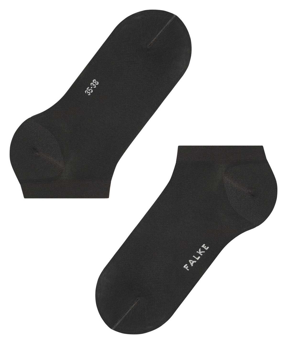 Skarpetki Falke Fine Softness 50 DEN Sneaker socks Damskie Czarne | ZUYBKA-935