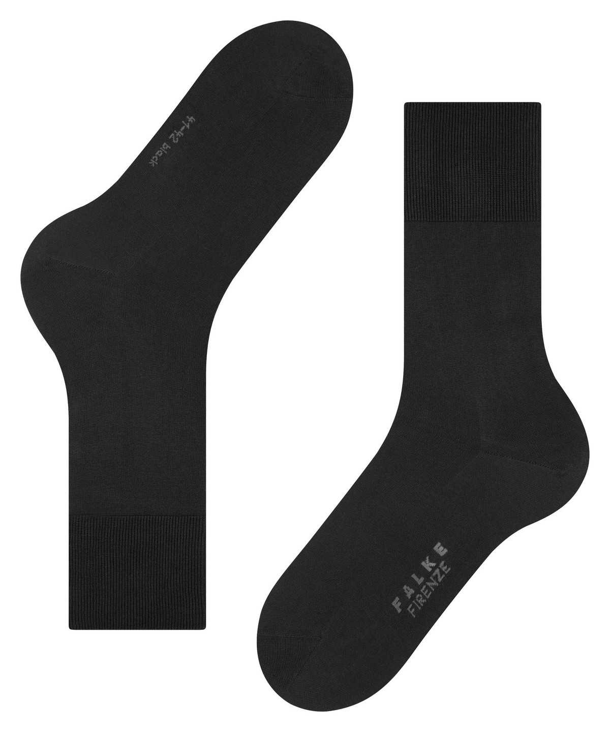 Skarpetki Falke Firenze Socks Męskie Czarne | SAXIYN-501