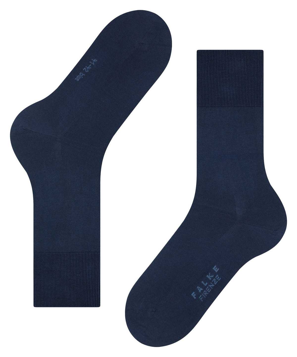 Skarpetki Falke Firenze Socks Męskie Niebieskie | NWQOTA-907