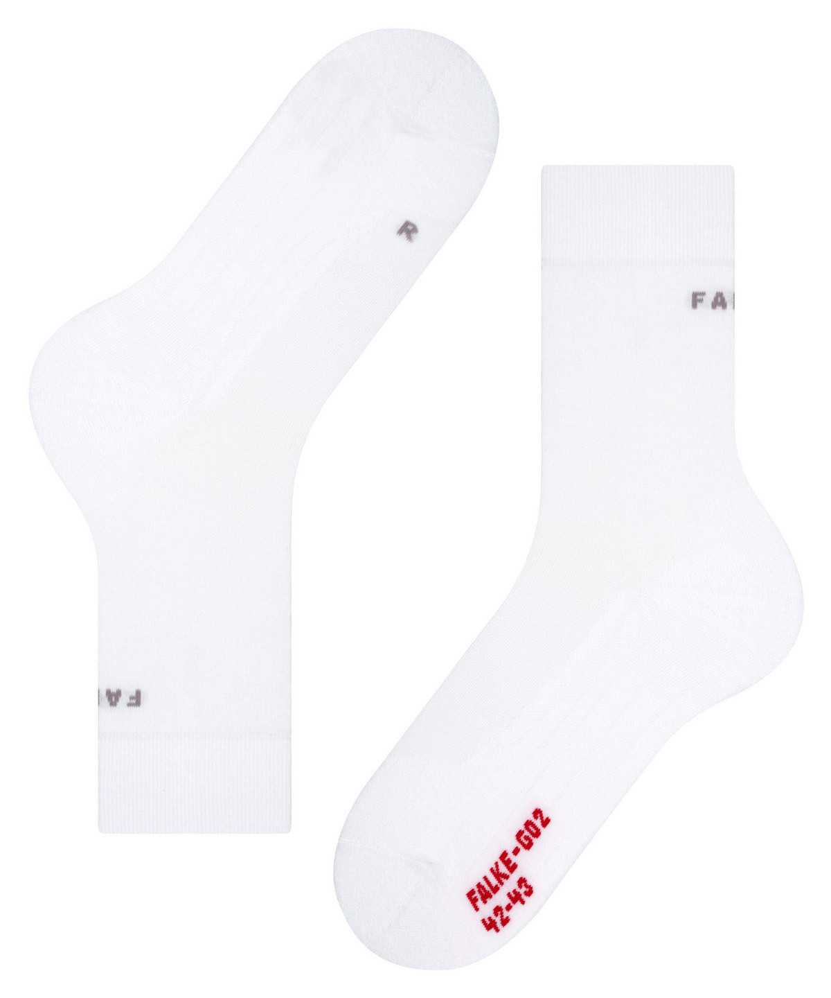 Skarpetki Falke GO2 Golf Socks Męskie Białe | HMLXZR-460