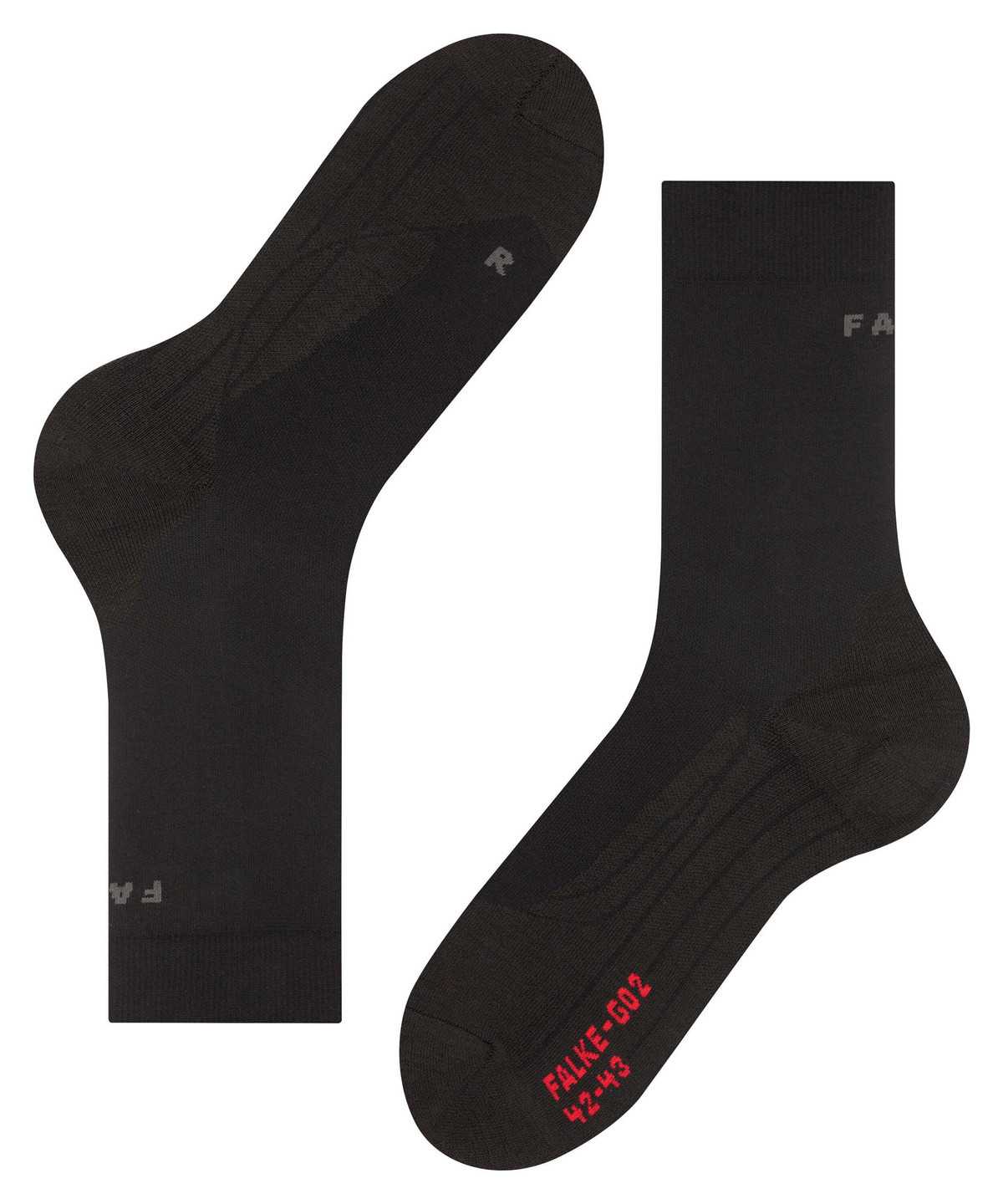 Skarpetki Falke GO2 Golf Socks Męskie Czarne | EDQGZY-039