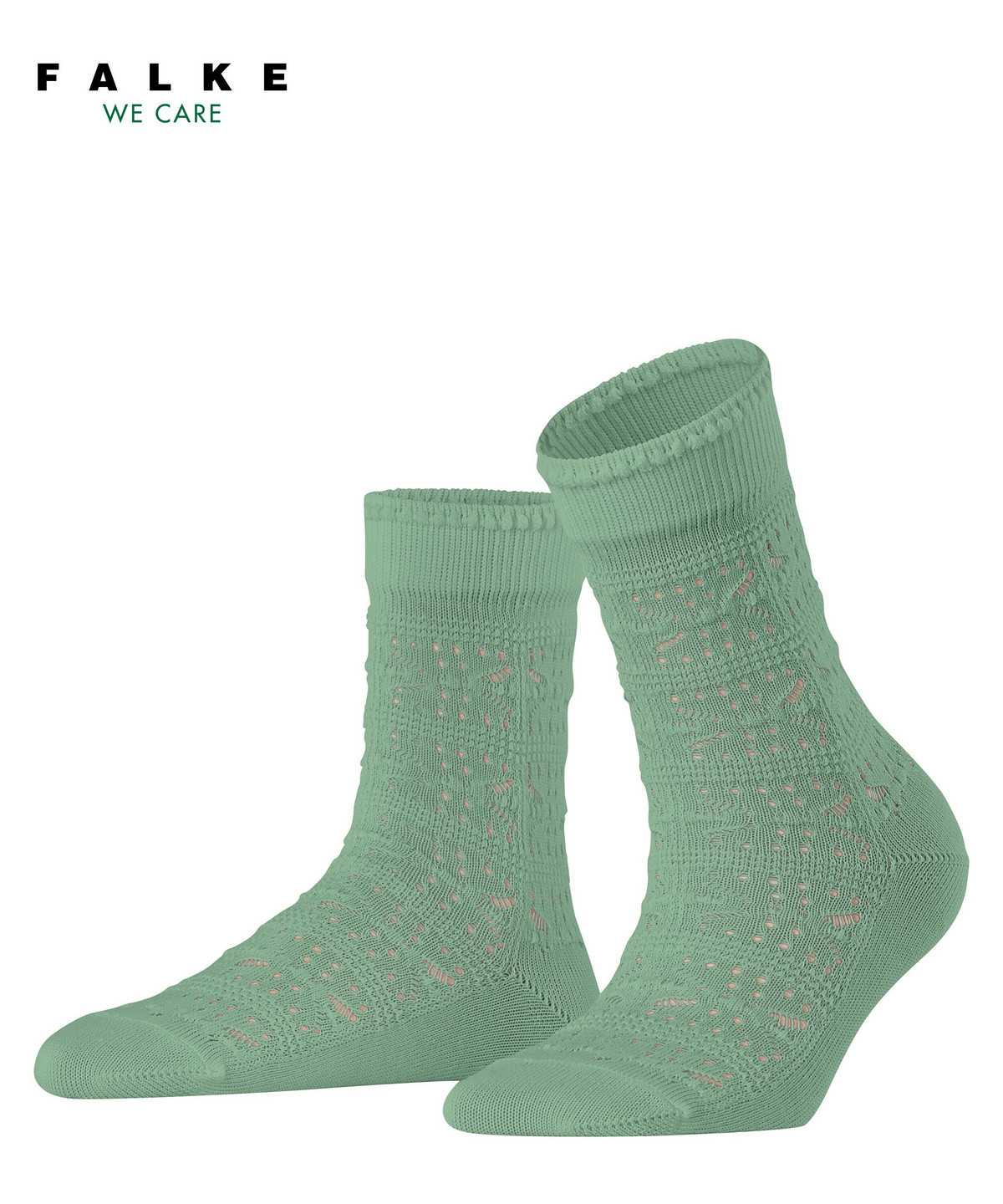 Skarpetki Falke Granny Square Socks Damskie Zielone | IGLXKE-832