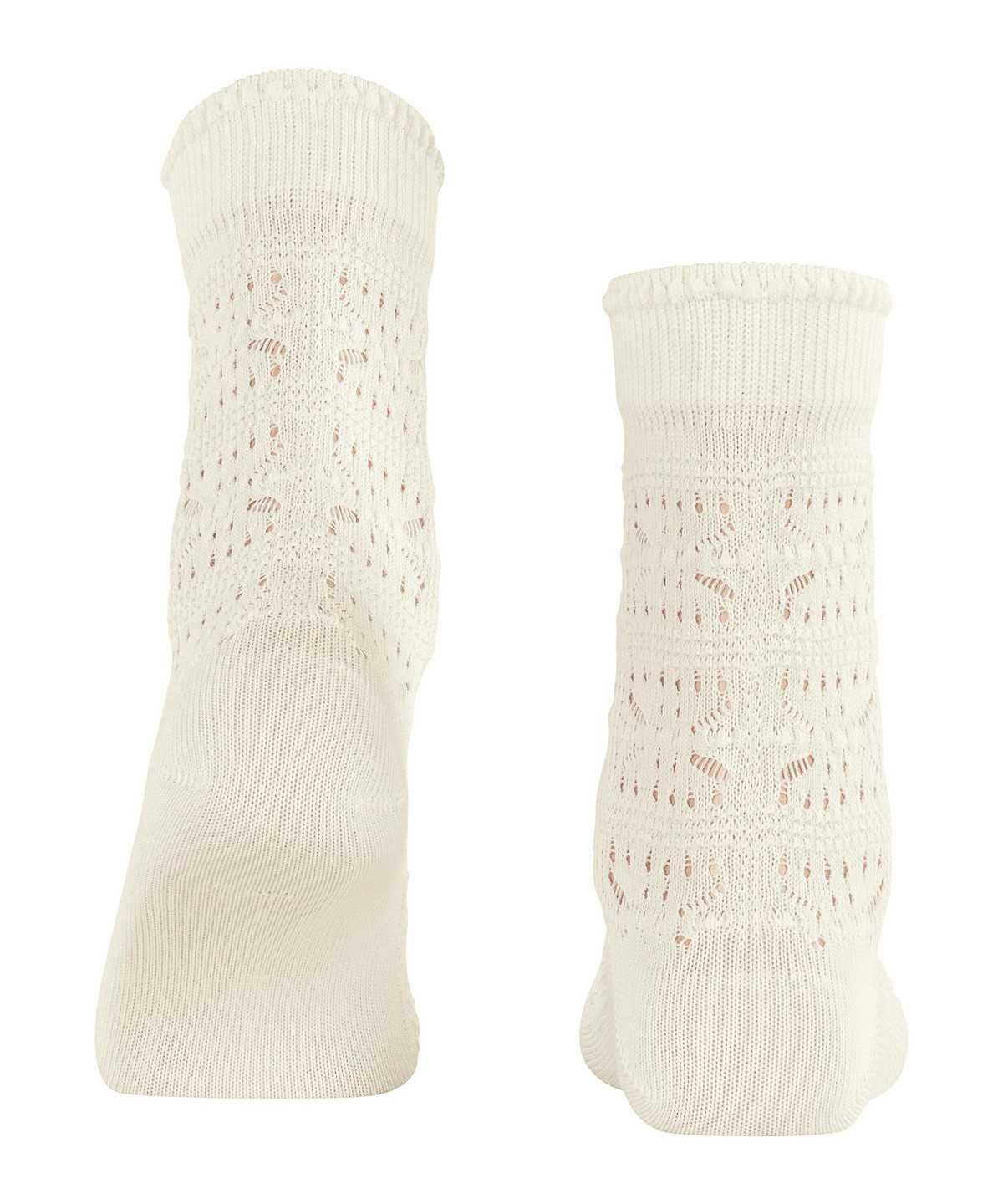 Skarpetki Falke Granny Square Socks Damskie Białe | AWJUVX-172