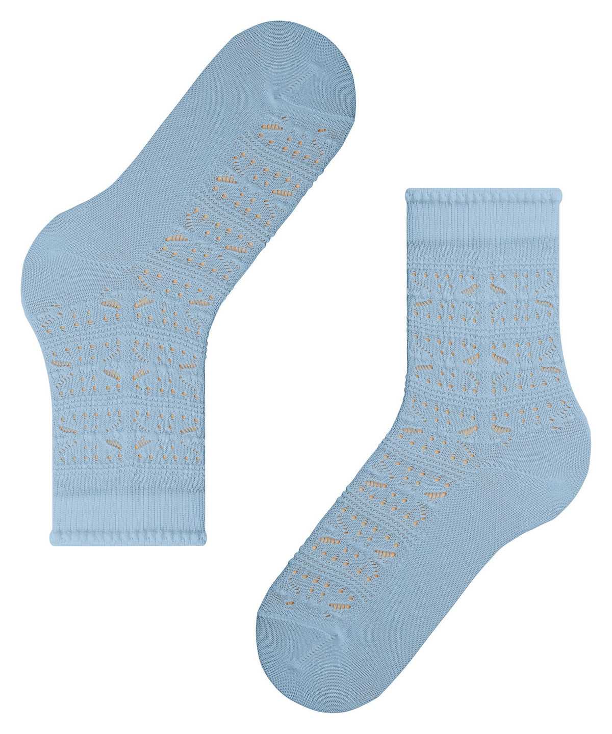 Skarpetki Falke Granny Square Socks Damskie Niebieskie | MSRCIY-536