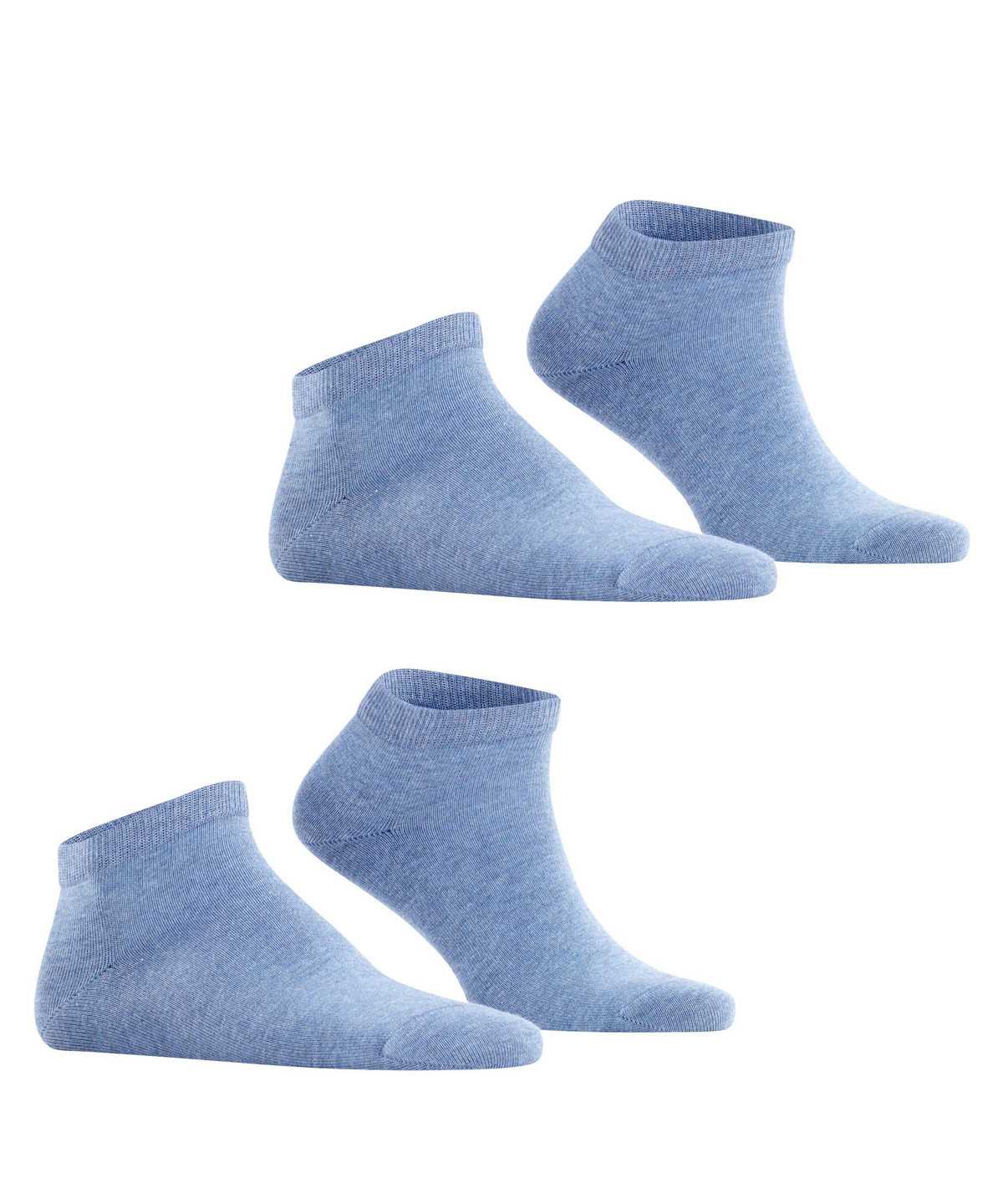 Skarpetki Falke Happy 2-Pack Sneaker socks Męskie Niebieskie | SPDJLH-217