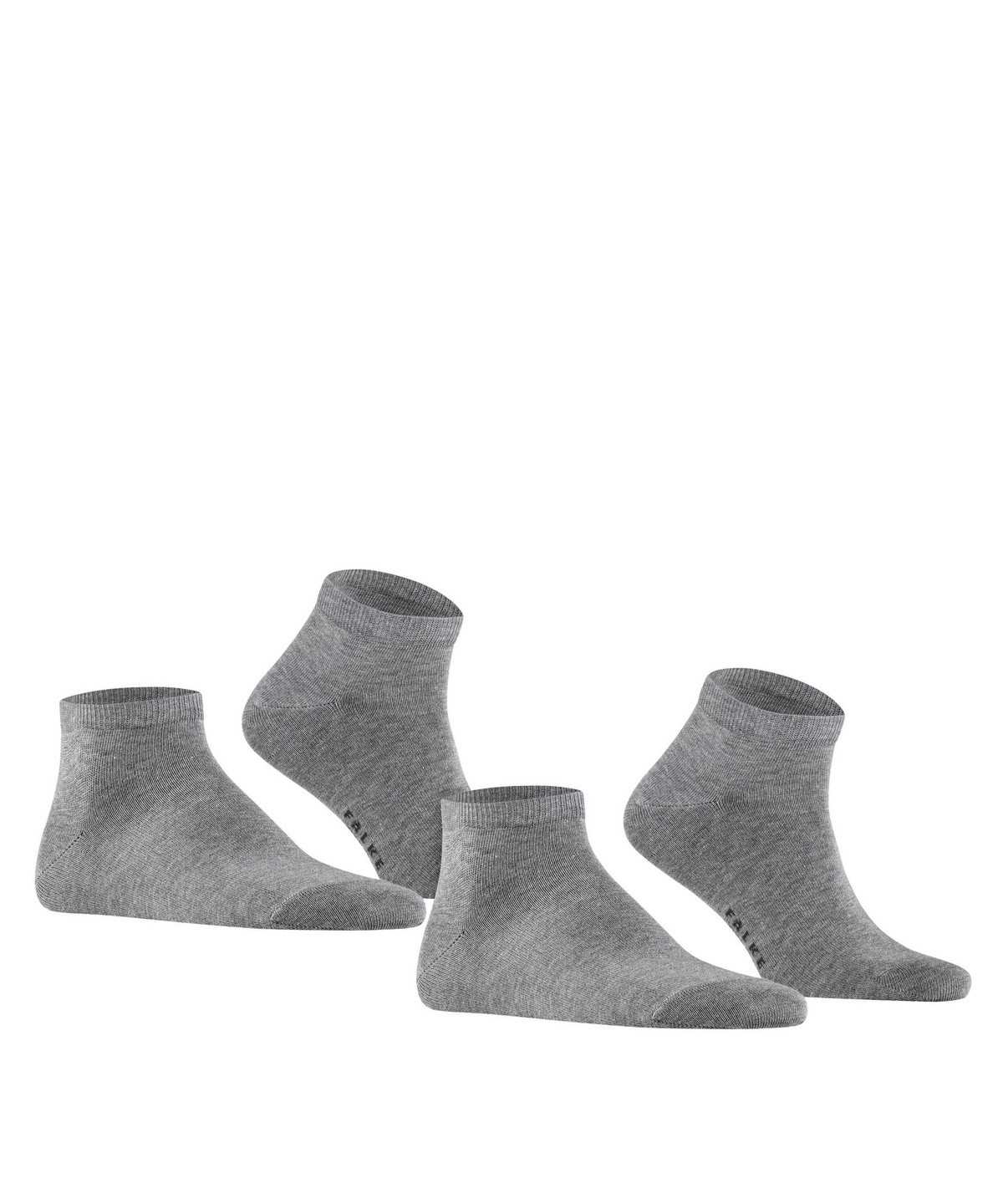 Skarpetki Falke Happy 2-Pack Sneaker socks Męskie Szare | TEJNIA-240