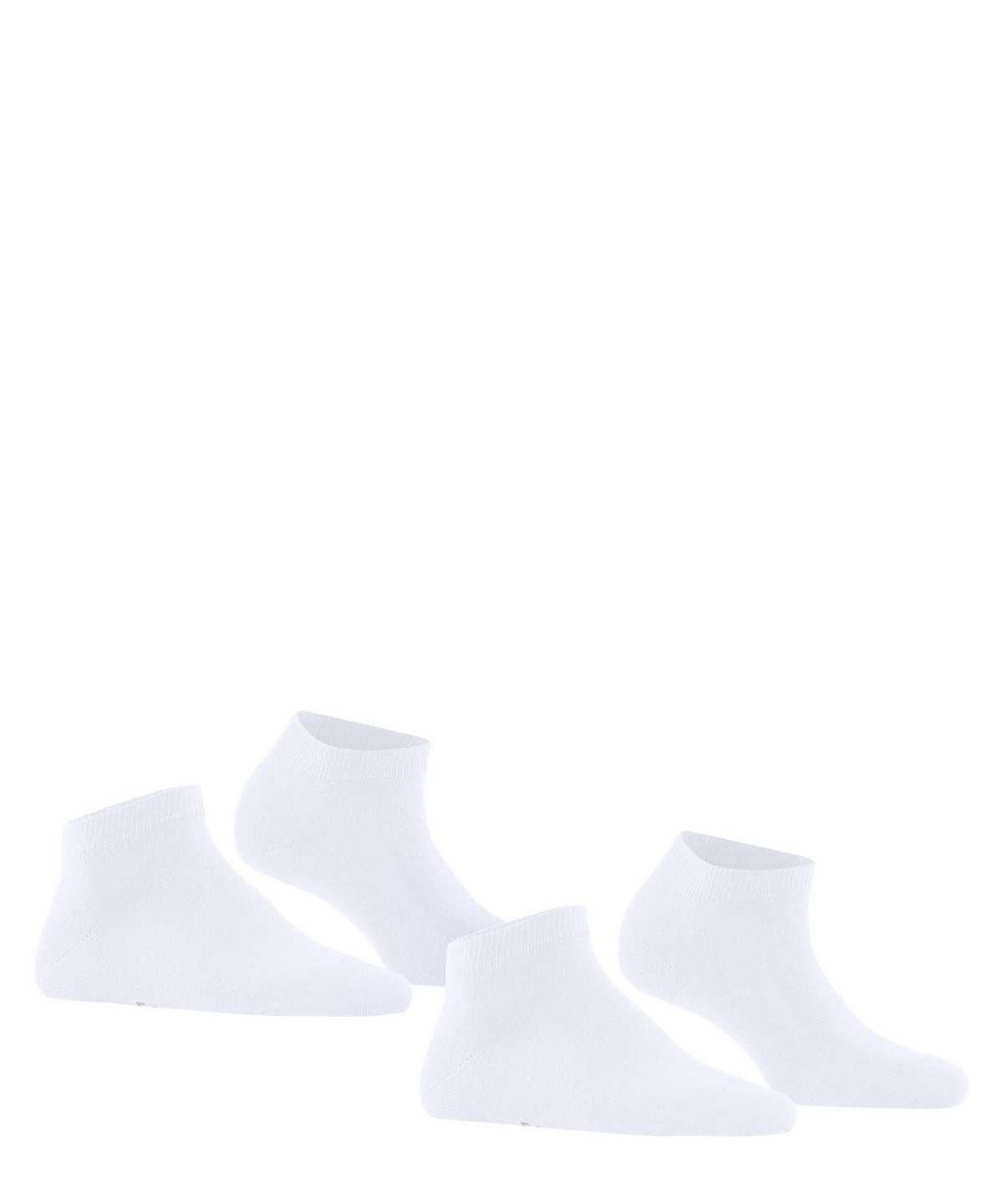 Skarpetki Falke Happy 2-Pack Sneaker socks Damskie Białe | CGADVP-891