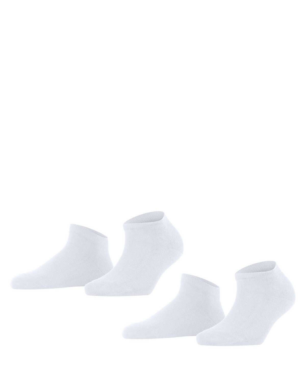 Skarpetki Falke Happy 2-Pack Sneaker socks Damskie Białe | CGADVP-891