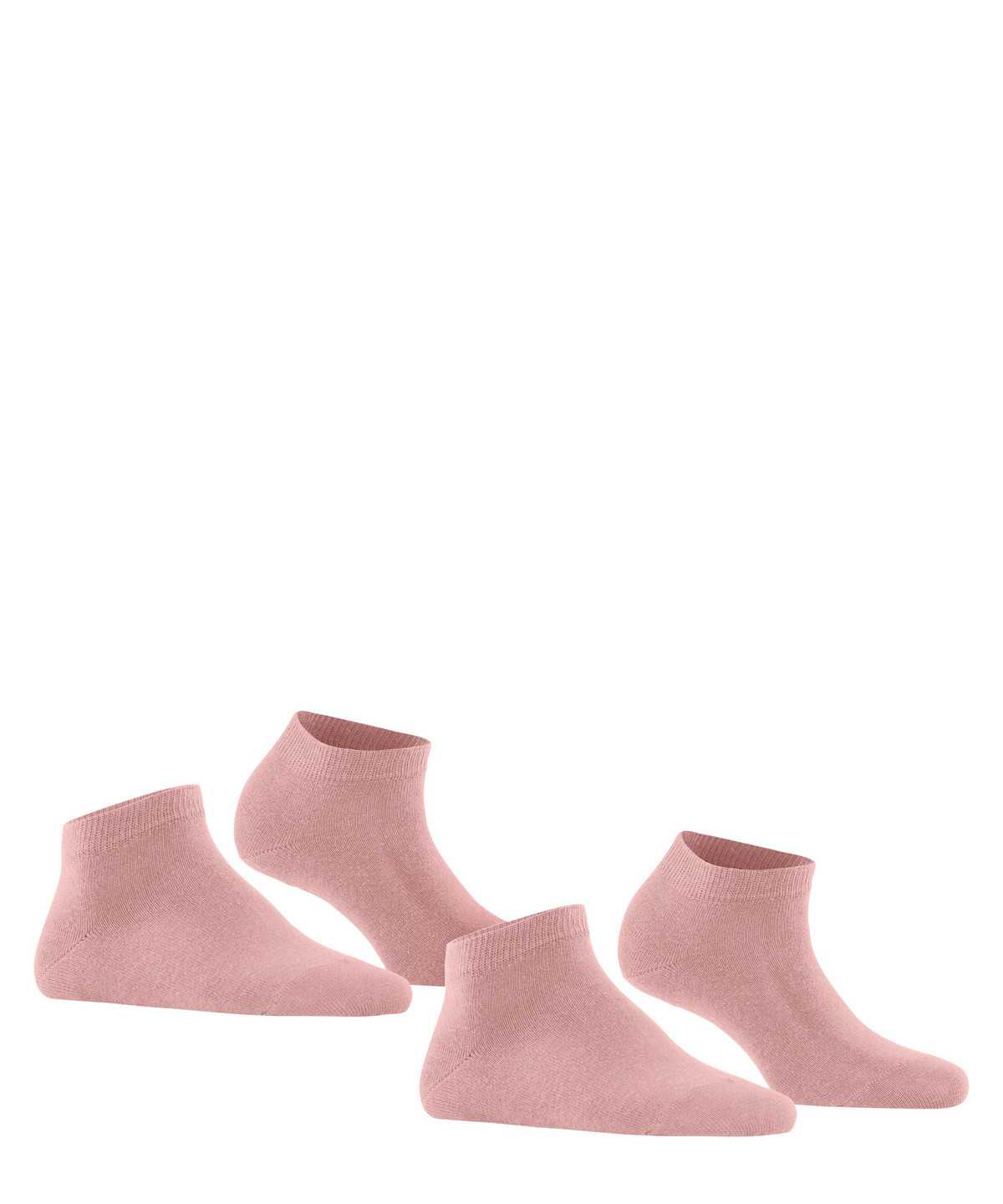 Skarpetki Falke Happy 2-Pack Sneaker socks Damskie Różowe | QYSADR-932