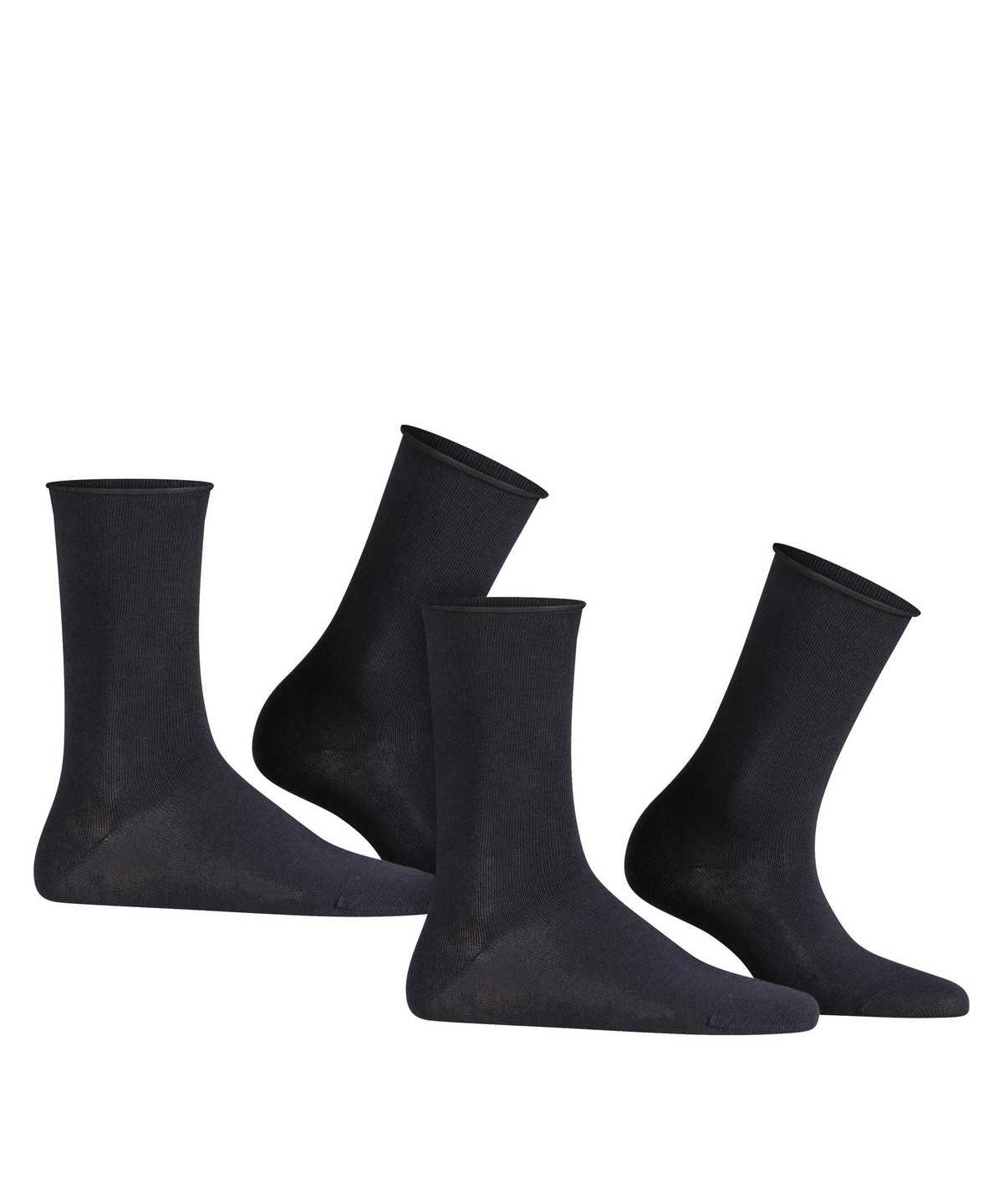 Skarpetki Falke Happy 2-Pack Socks Damskie Niebieskie | KXETVM-329