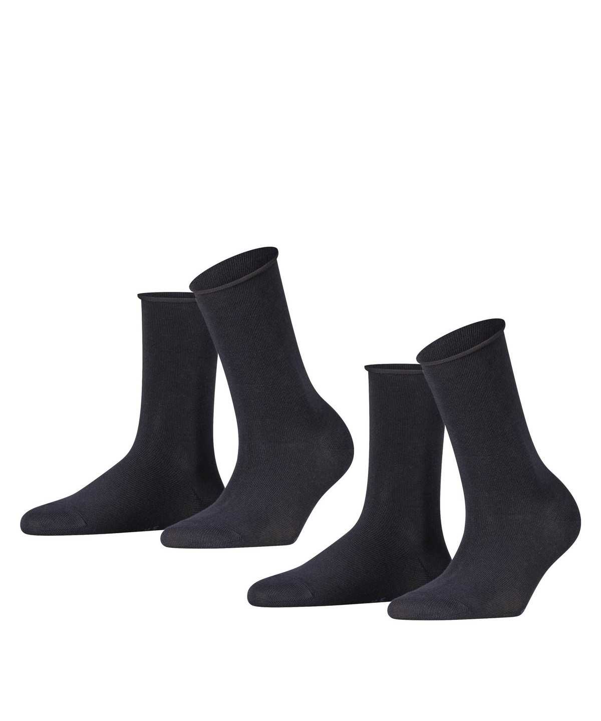 Skarpetki Falke Happy 2-Pack Socks Damskie Niebieskie | KXETVM-329