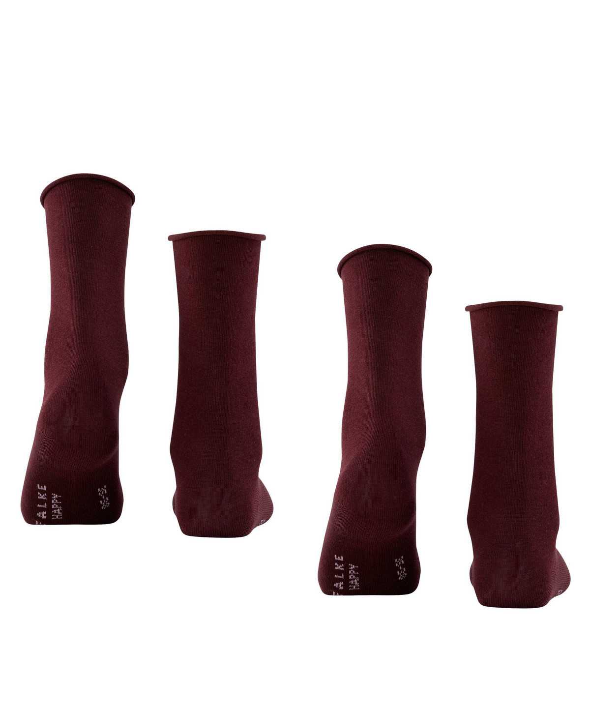 Skarpetki Falke Happy 2-Pack Socks Damskie Czerwone | KBVOCZ-235