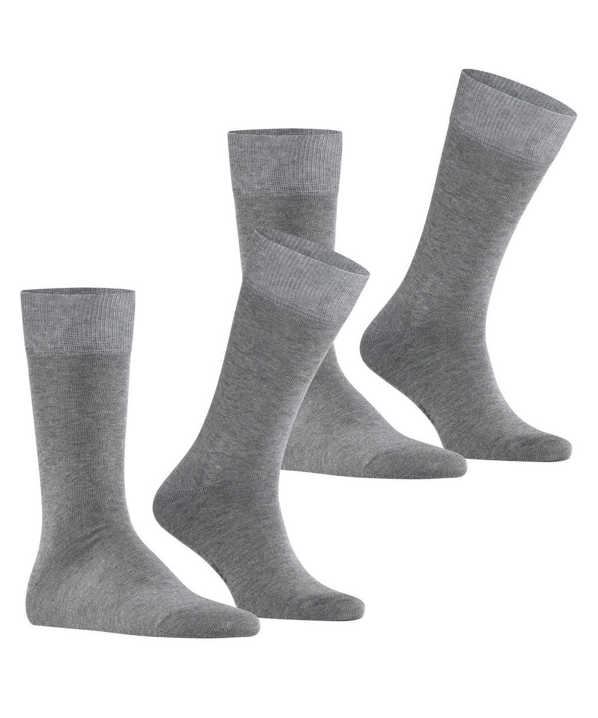 Skarpetki Falke Happy 2-Pack Socks Męskie Szare | IMGQFO-753