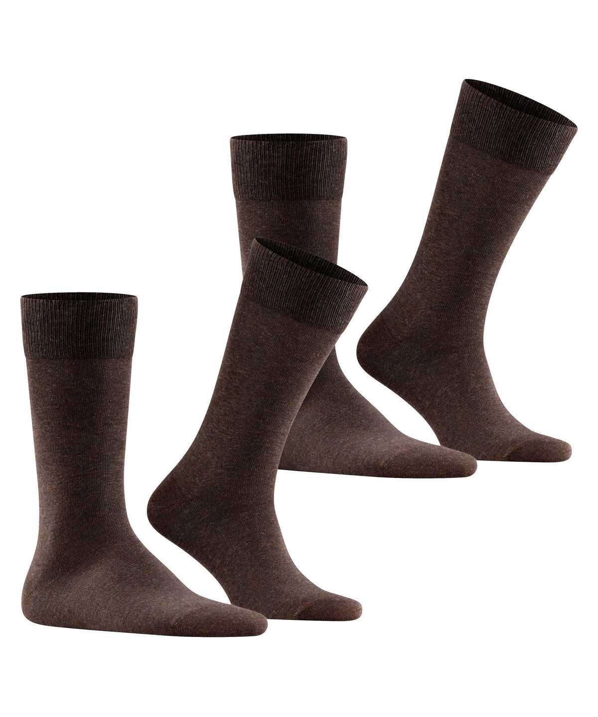 Skarpetki Falke Happy 2-Pack Socks Męskie Brązowe | OLDVQK-073