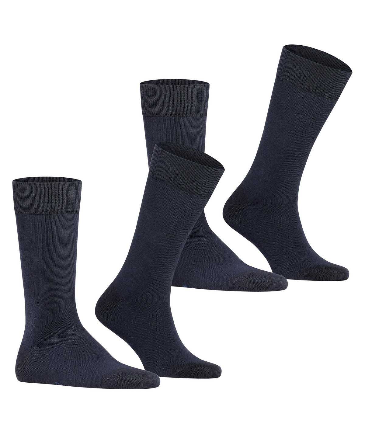 Skarpetki Falke Happy 2-Pack Socks Męskie Niebieskie | UKFBAC-817