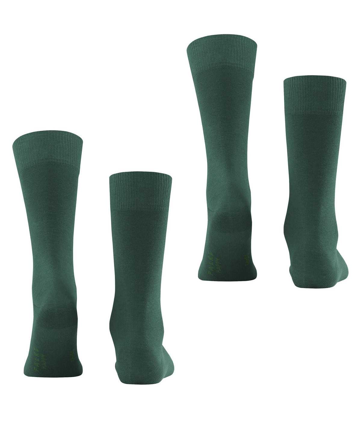 Skarpetki Falke Happy 2-Pack Socks Męskie Zielone | UCJEAZ-721