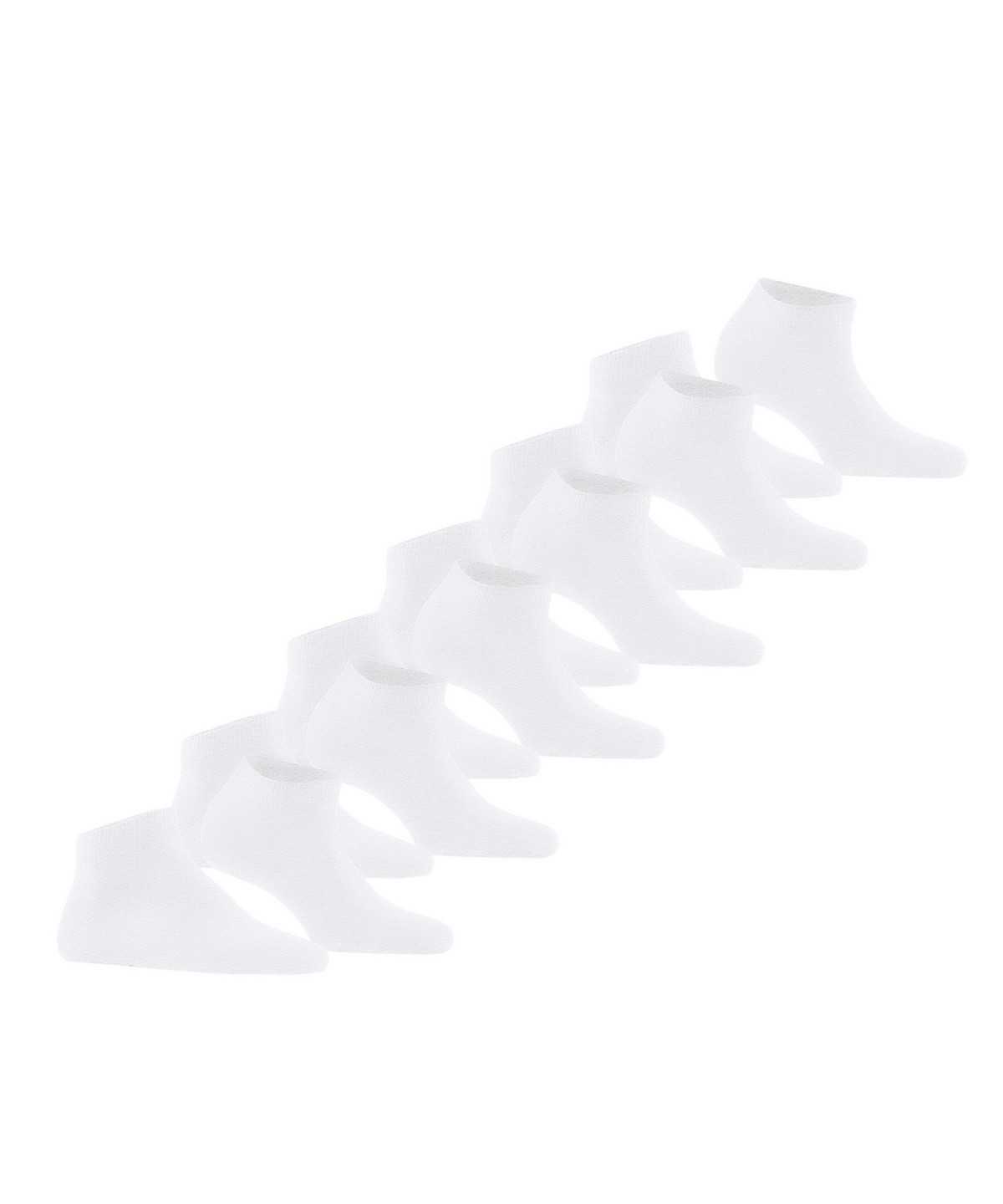 Skarpetki Falke Happy 6-Pack Sneaker socks Damskie Białe | IRGJMW-034