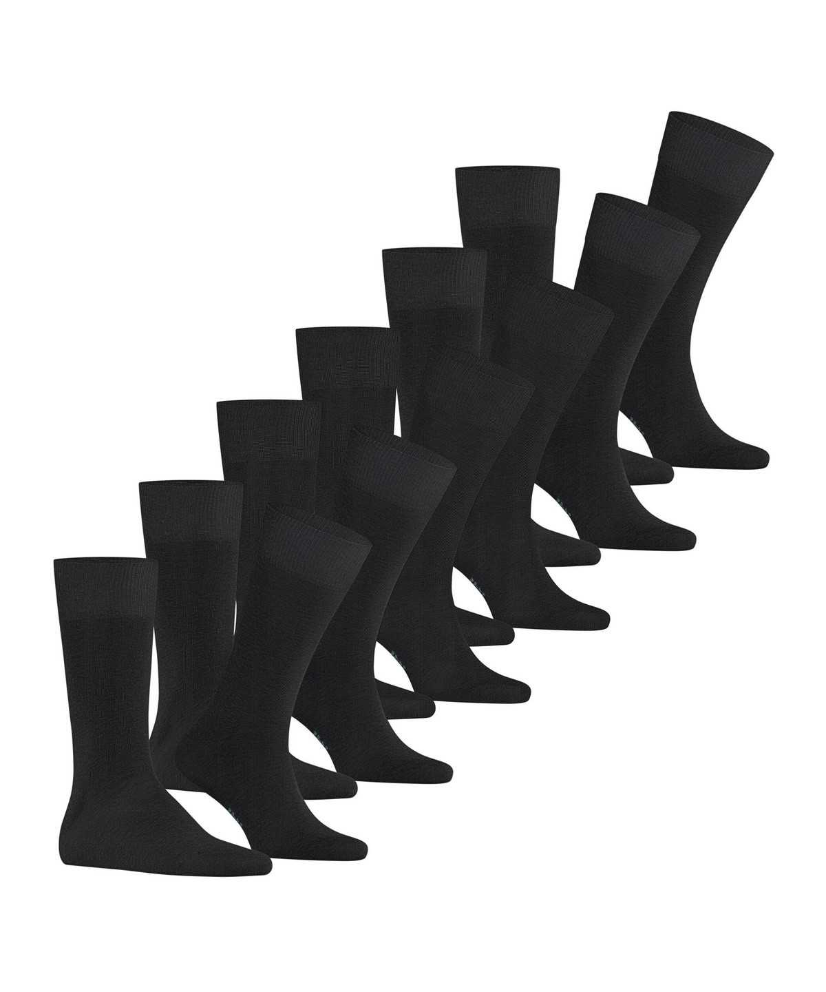 Skarpetki Falke Happy 6-Pack Socks Męskie Czarne | KTGUEL-176