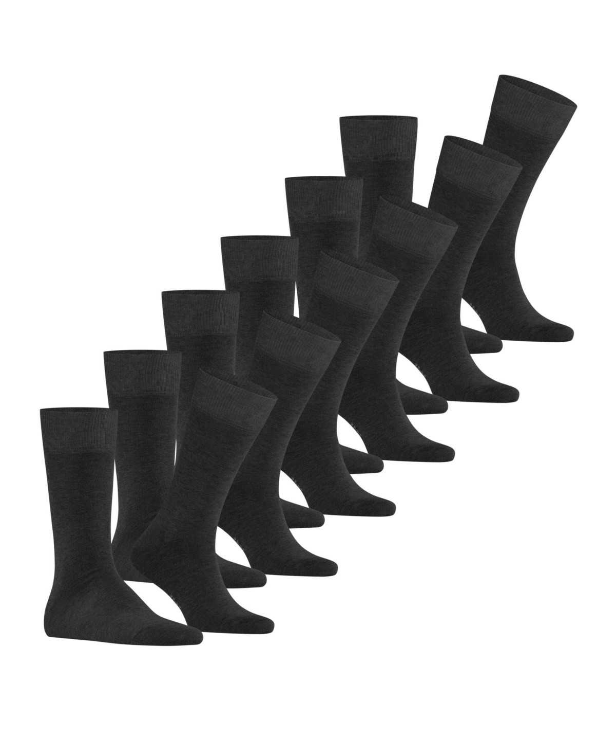 Skarpetki Falke Happy 6-Pack Socks Męskie Szare | KXMZAJ-051