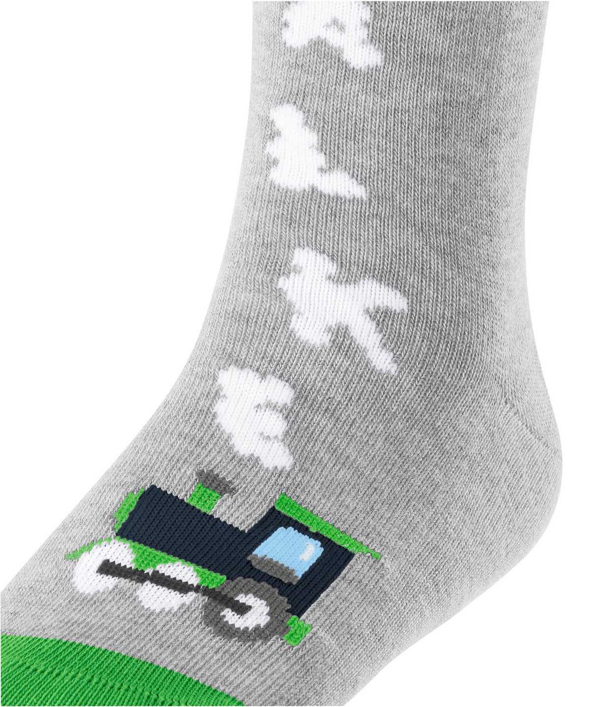 Skarpetki Falke Happy Locomotive Socks Dziecięce Szare | YHNKRD-674