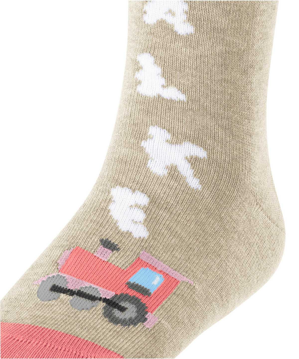 Skarpetki Falke Happy Locomotive Socks Dziecięce Beżowe | XGPTWE-697