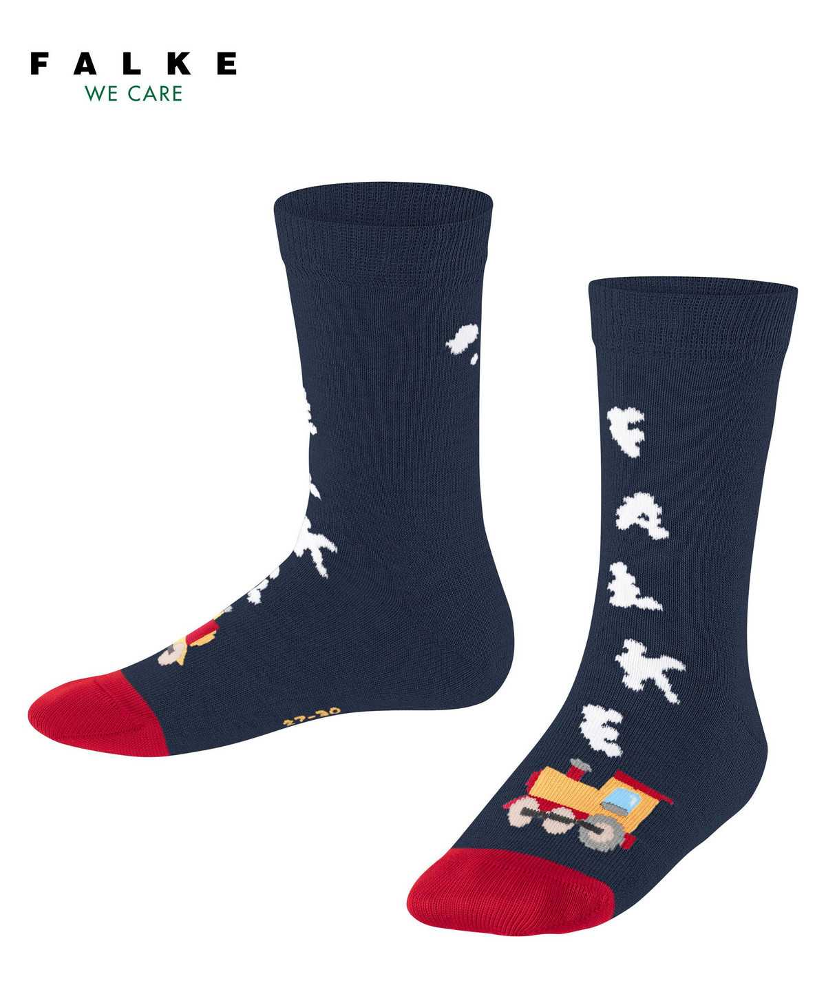 Skarpetki Falke Happy Locomotive Socks Dziecięce Niebieskie | PEFXKT-529