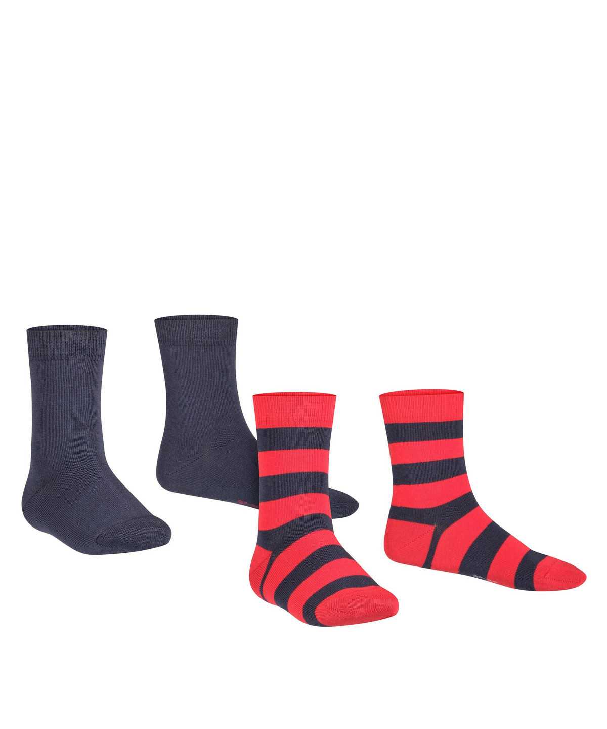 Skarpetki Falke Happy Stripe 2-Pack Socks Dziecięce Niebieskie | UPNAIR-094