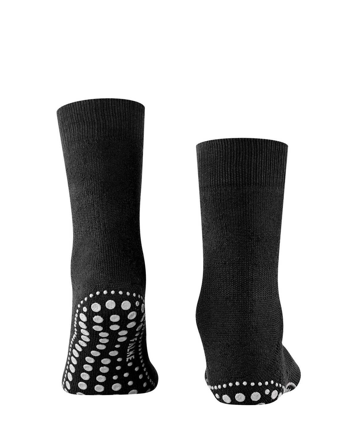 Skarpetki Falke Homepads House socks Męskie Czarne | WKCUIM-593