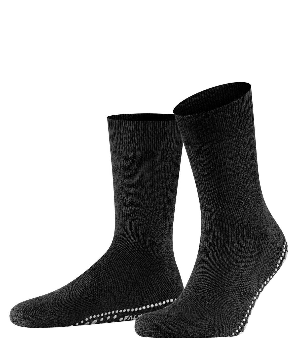 Skarpetki Falke Homepads House socks Męskie Czarne | WKCUIM-593