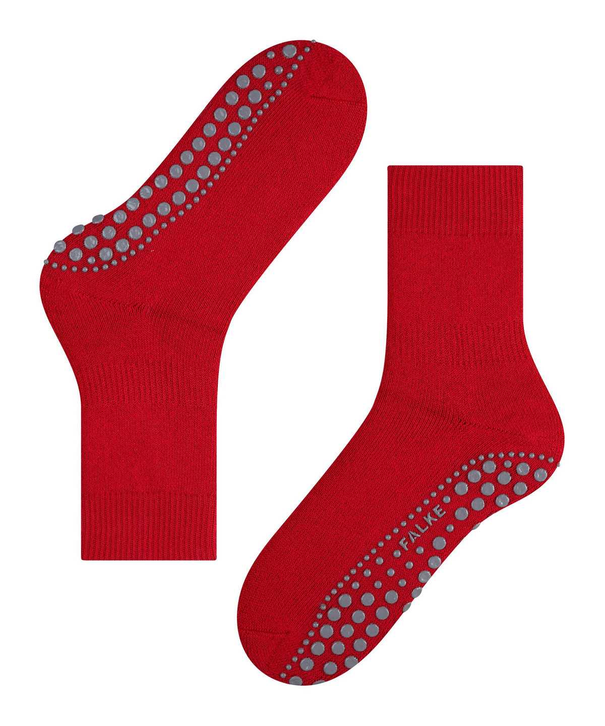 Skarpetki Falke Homepads House socks Męskie Czerwone | TPMXNZ-825