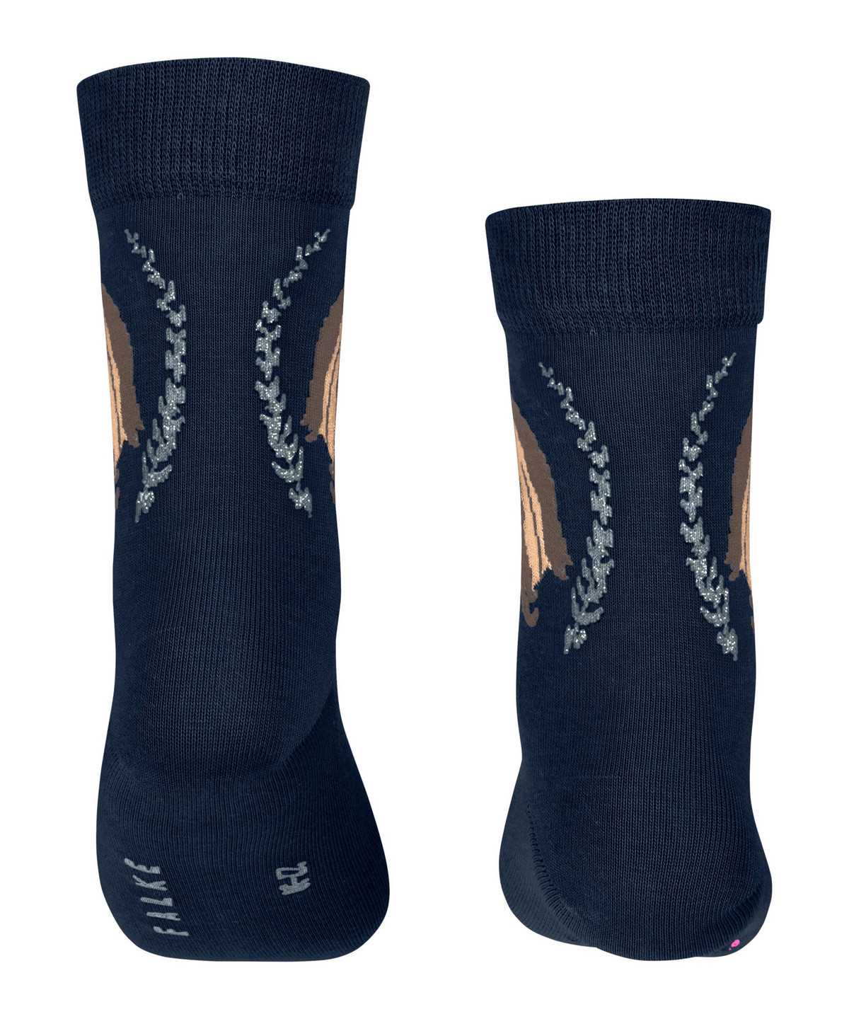 Skarpetki Falke Horse Socks Dziecięce Niebieskie | SLRHQC-410