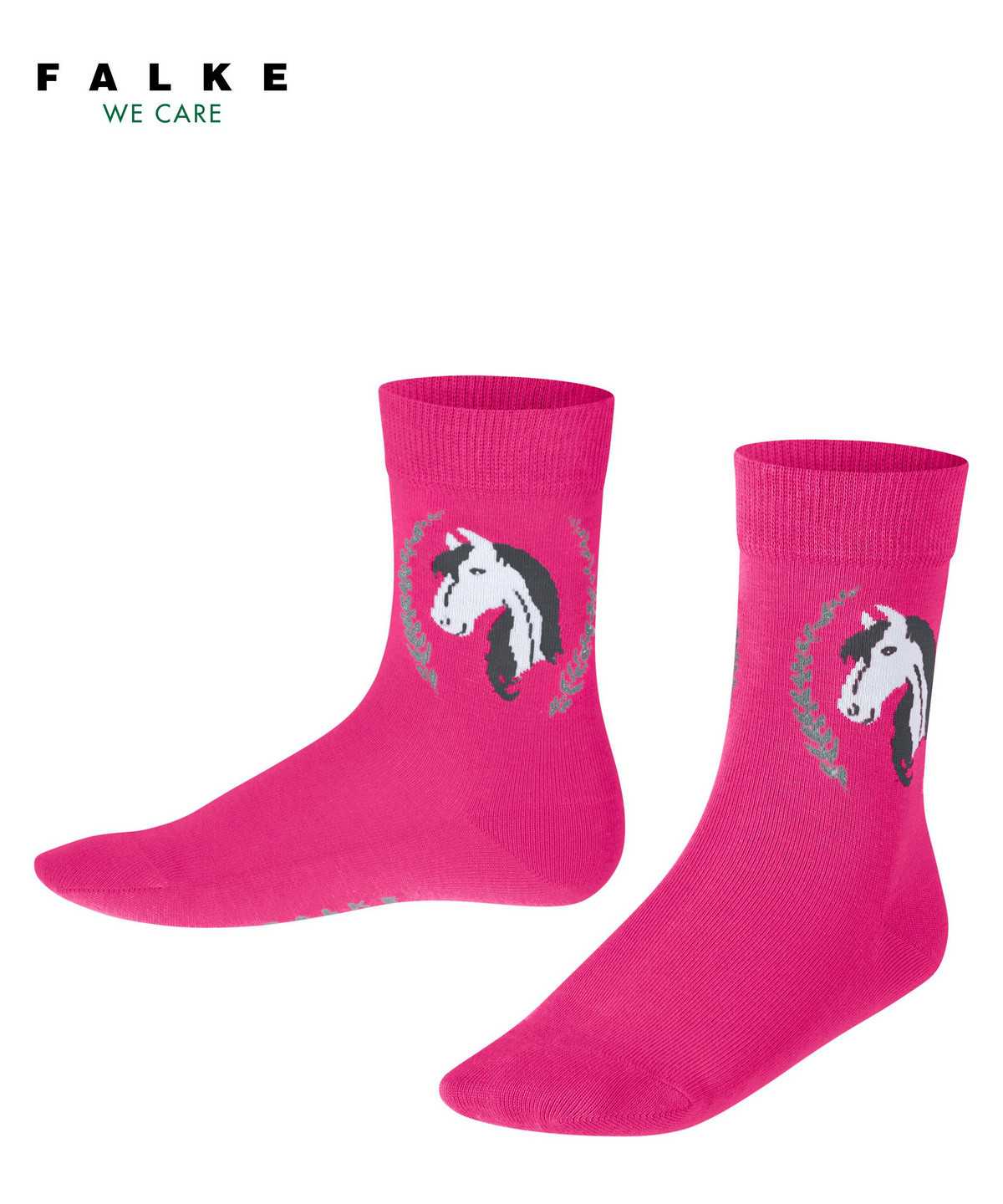 Skarpetki Falke Horse Socks Dziecięce Różowe | UOPADI-648