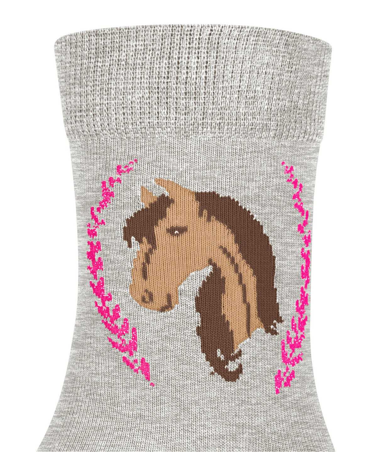 Skarpetki Falke Horse Socks Dziecięce Szare | ELSCOF-902