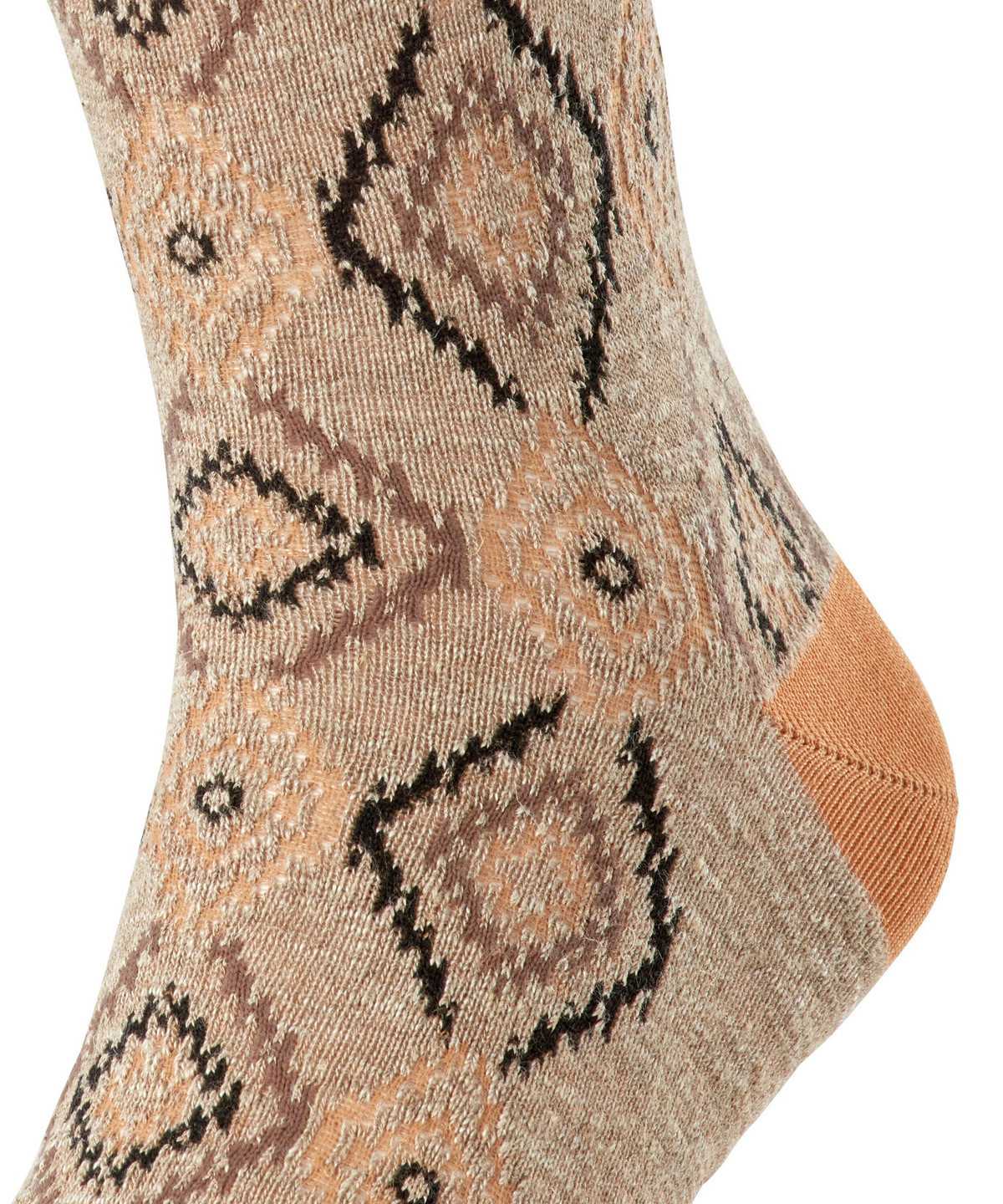 Skarpetki Falke Ikat Spell Socks Męskie Pomarańczowe | QFBGTZ-061