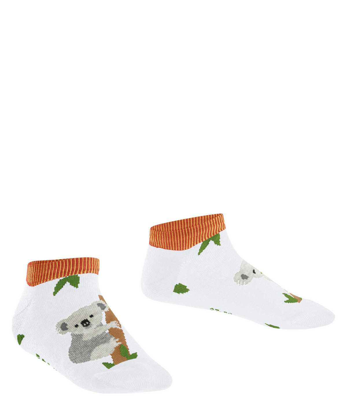 Skarpetki Falke Koala Friends Sneaker socks Dziecięce Białe | GKTWJX-082