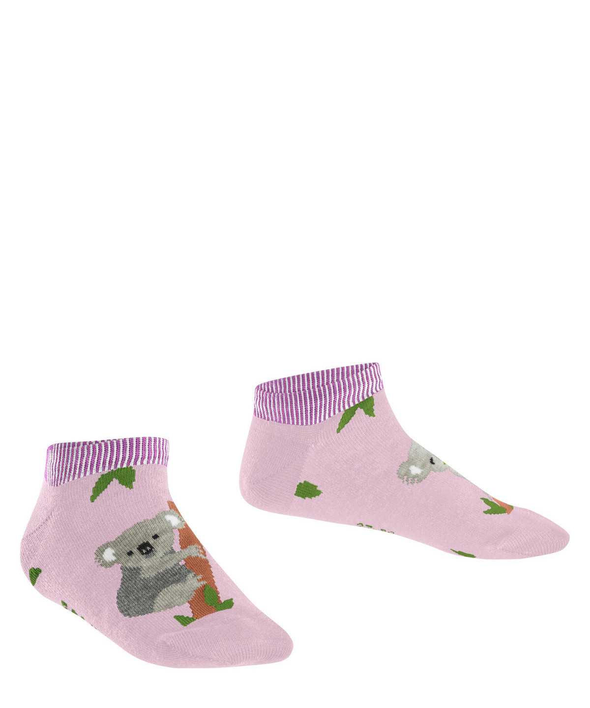 Skarpetki Falke Koala Friends Sneaker socks Dziecięce Różowe | VGCLFK-173