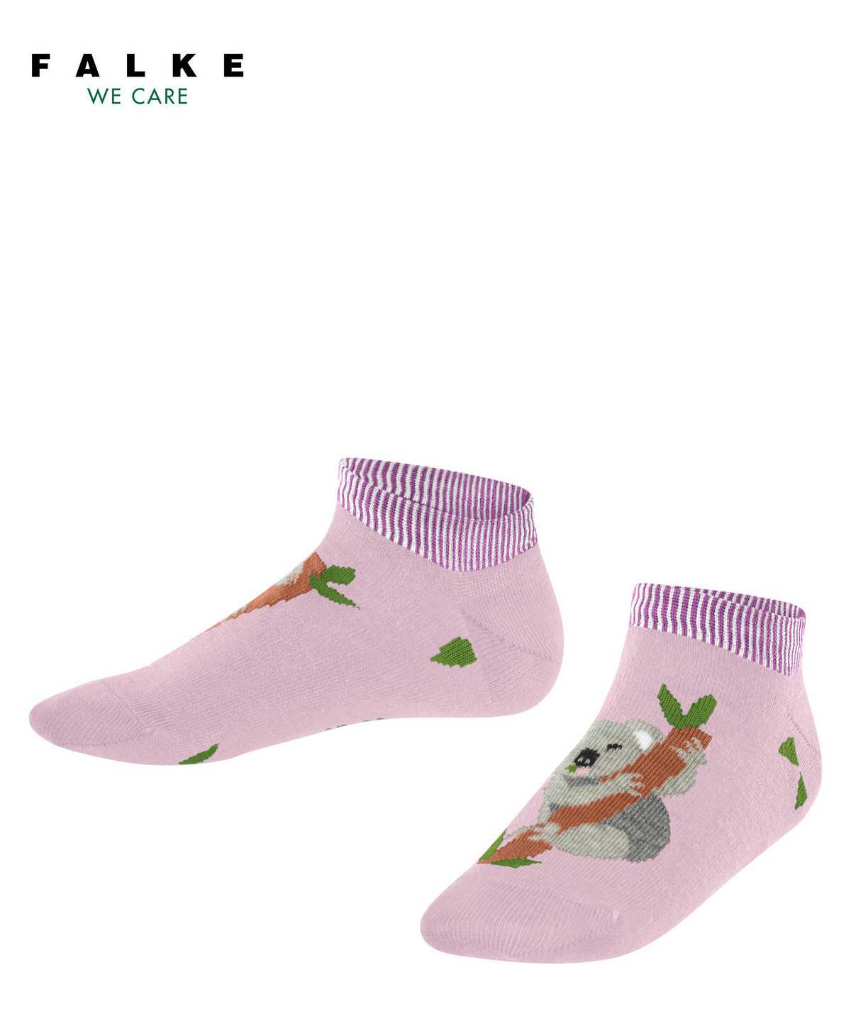 Skarpetki Falke Koala Friends Sneaker socks Dziecięce Różowe | VGCLFK-173