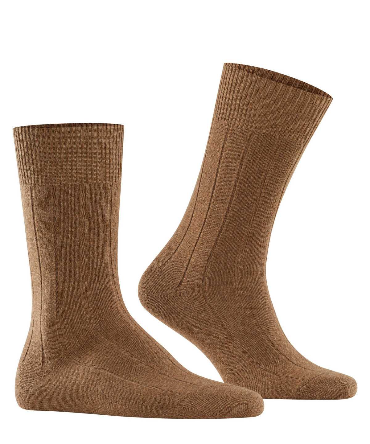 Skarpetki Falke Lhasa Rib Socks Męskie Brązowe | JCIUZW-960