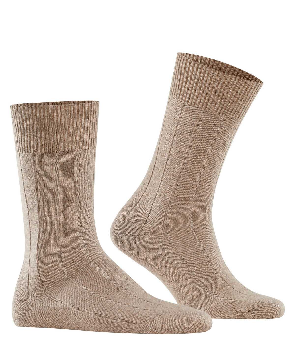 Skarpetki Falke Lhasa Rib Socks Męskie Brązowe | YVCXQZ-369