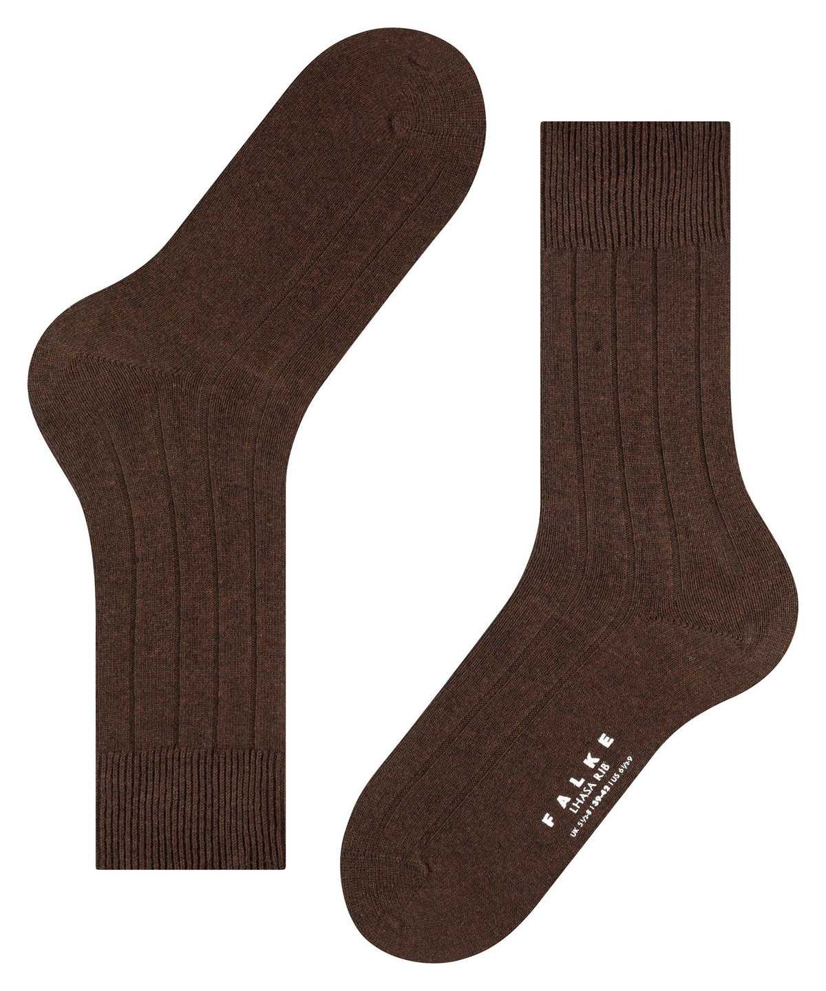 Skarpetki Falke Lhasa Rib Socks Męskie Brązowe | QGWUVK-923