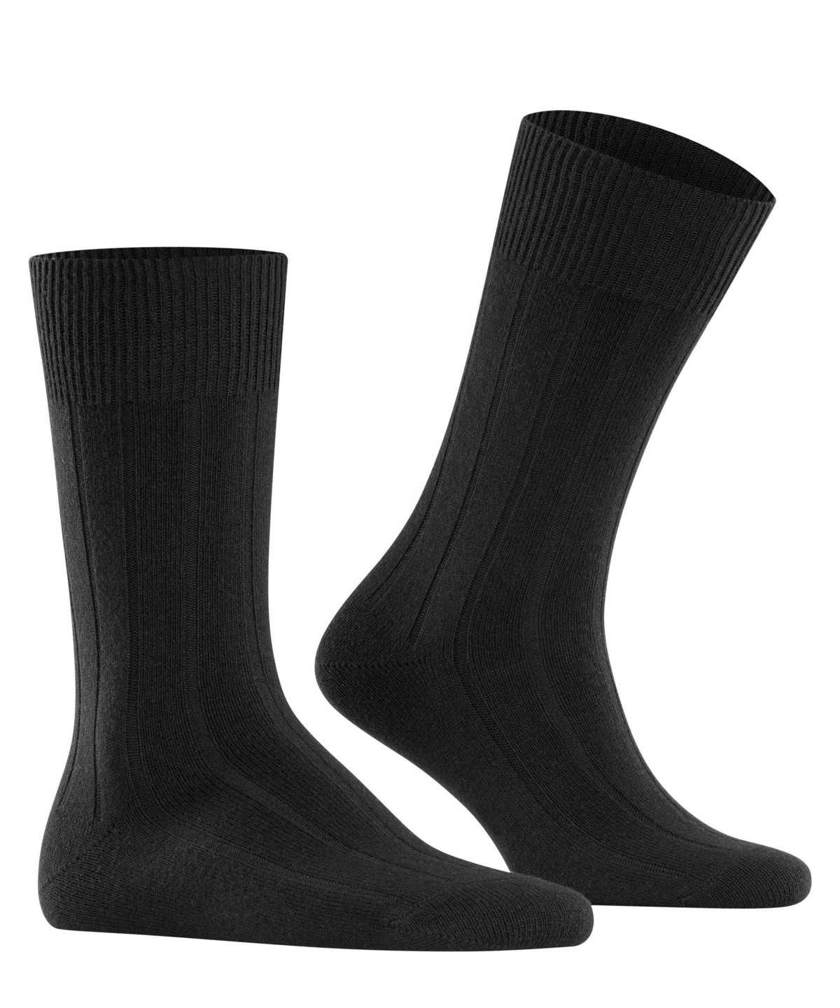 Skarpetki Falke Lhasa Rib Socks Męskie Czarne | MZIJYH-657