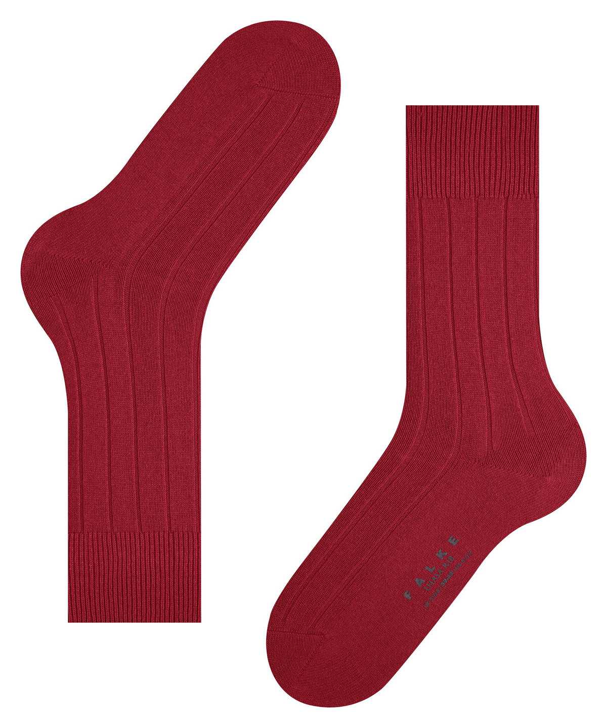 Skarpetki Falke Lhasa Rib Socks Męskie Czerwone | MTQRHF-018