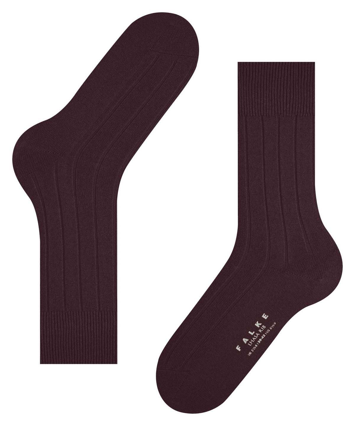 Skarpetki Falke Lhasa Rib Socks Męskie Czerwone | NRUVAO-569