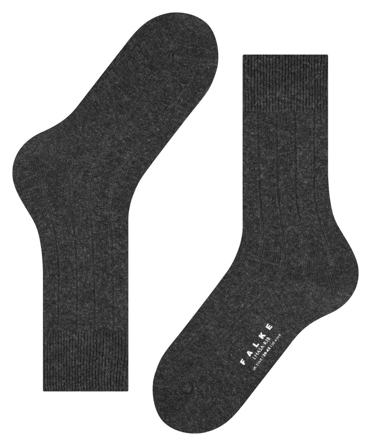 Skarpetki Falke Lhasa Rib Socks Męskie Szare | ZRHTUK-613