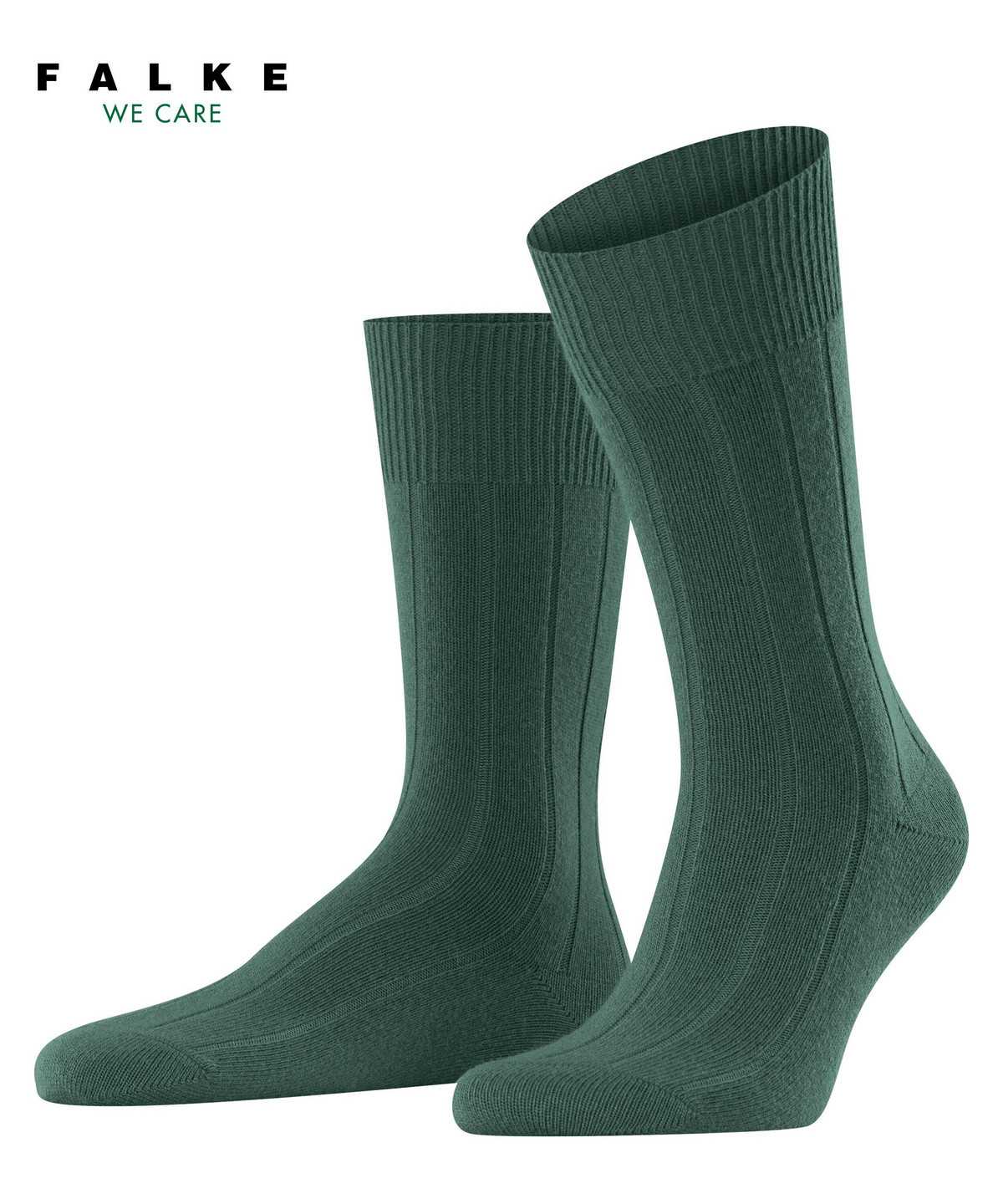 Skarpetki Falke Lhasa Rib Socks Męskie Zielone | JYHECA-853