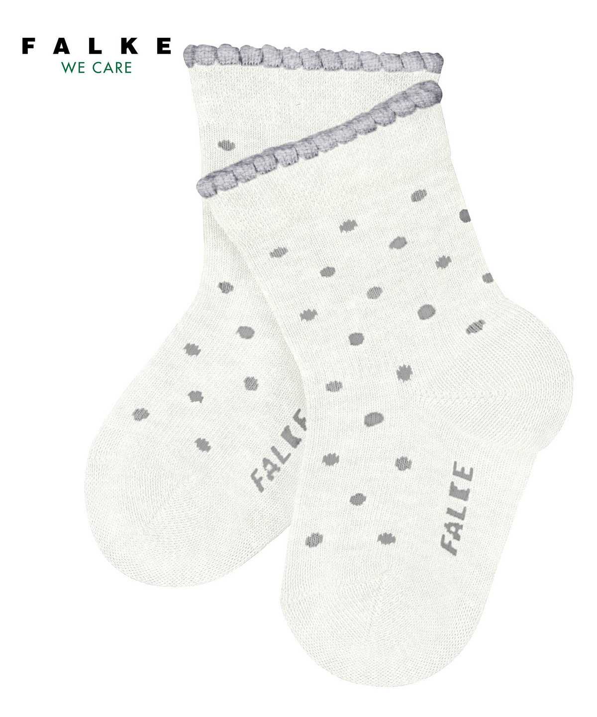 Skarpetki Falke Little Dot Socks Niemowlęce Białe | XPTJEB-896