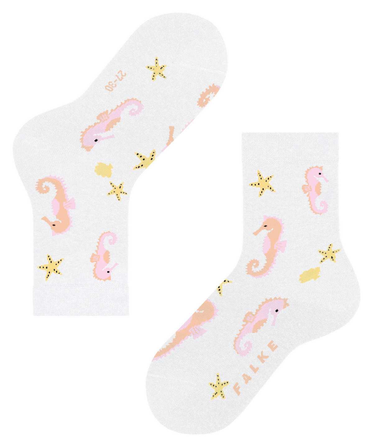 Skarpetki Falke Lovely Seahorses Socks Dziecięce Białe | NKEQYM-630