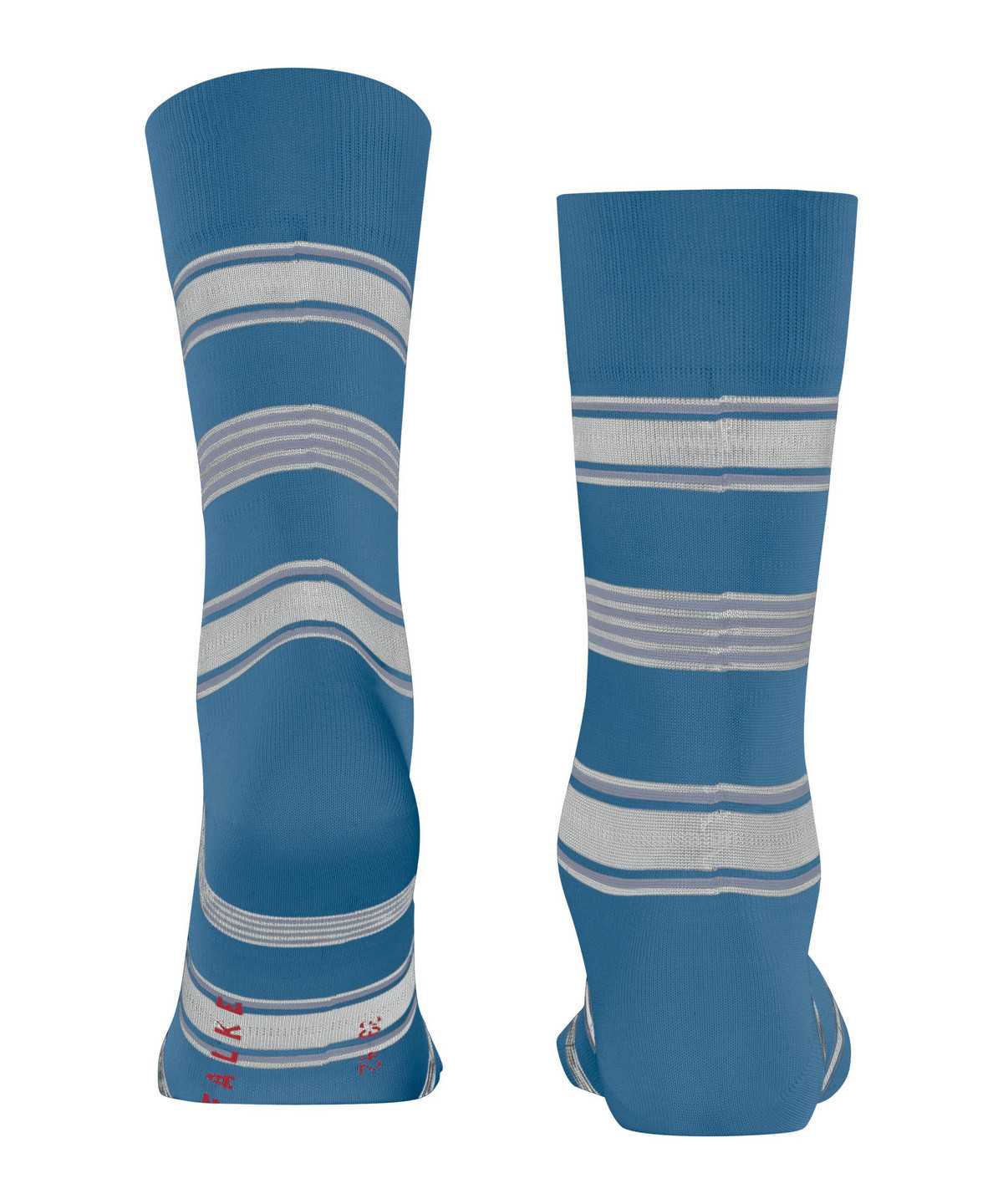 Skarpetki Falke Marina Stripe Socks Męskie Niebieskie | XWJOFP-607