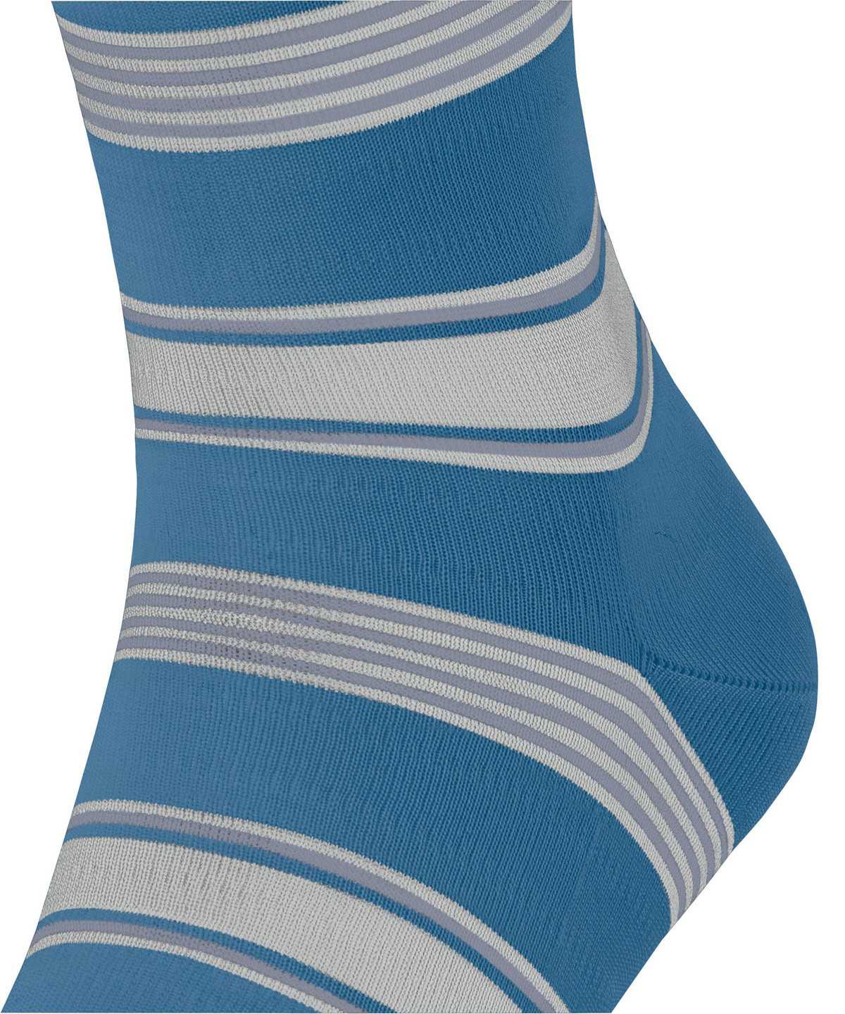 Skarpetki Falke Marina Stripe Socks Męskie Niebieskie | XWJOFP-607